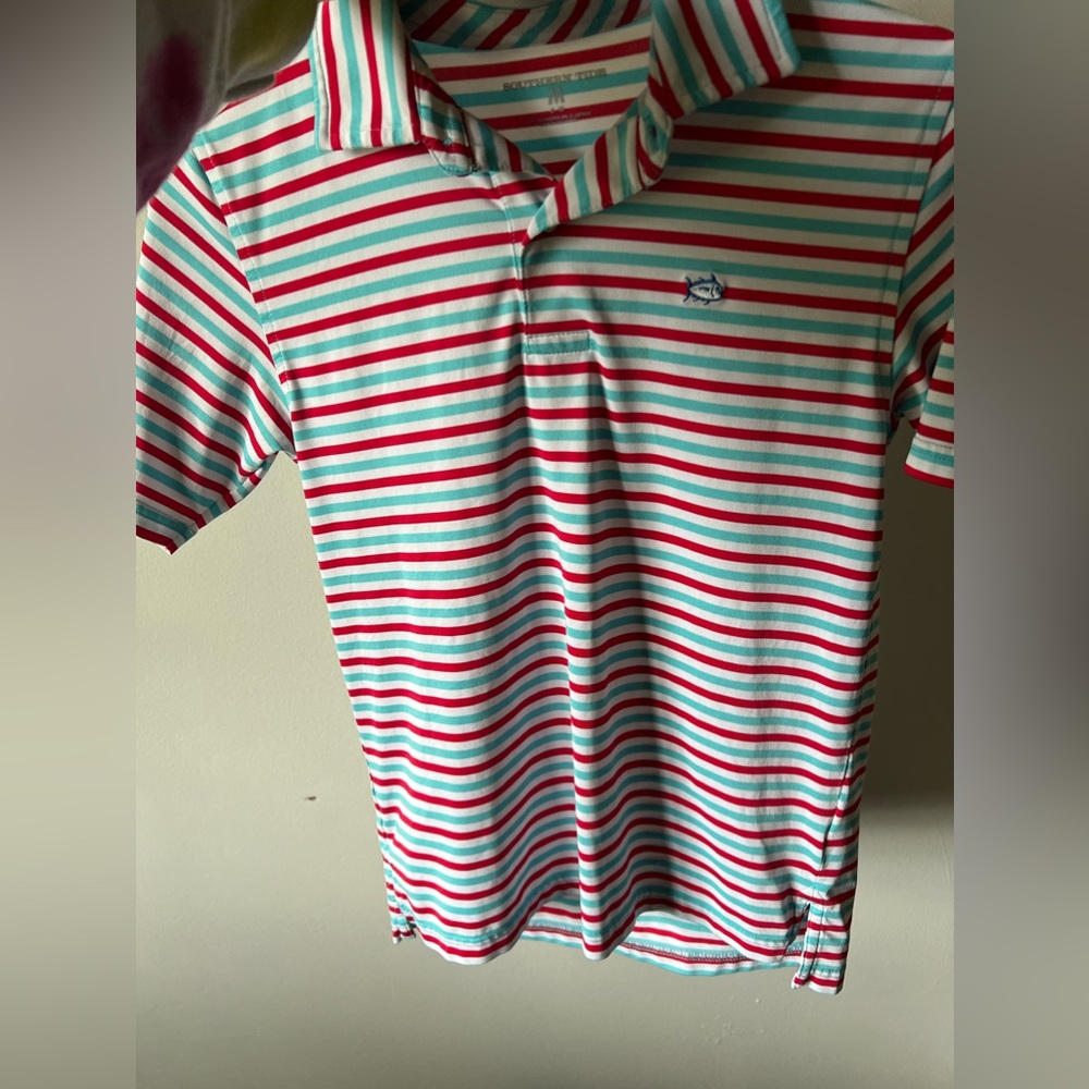 Southern Tide Striped Performance Polo
